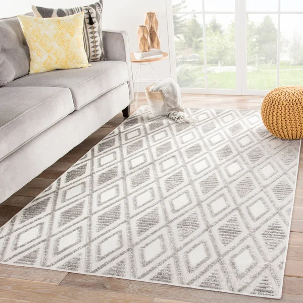 Jaipur Living Lumen Meira LUM01 Gray Area Rug 7&6x22x9&6x22