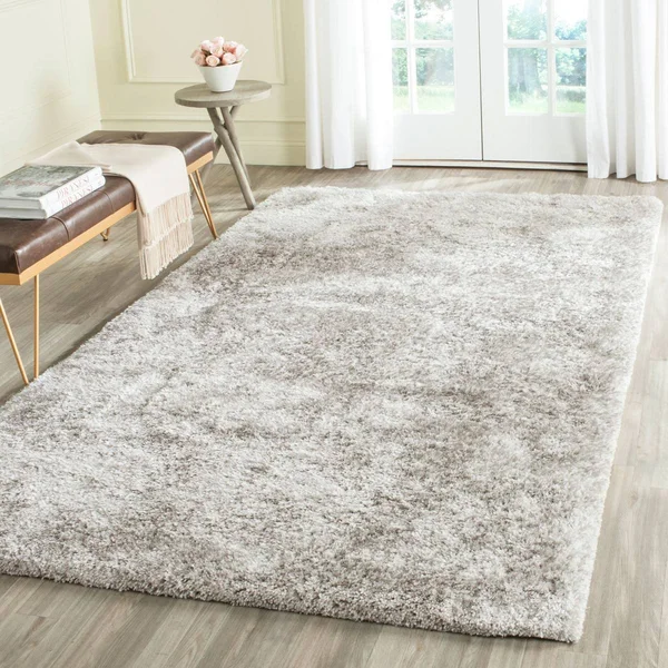 Safavieh South Beach Shag Ice 4 ft. x 6 ft. Area Rug
