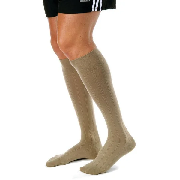 Jobst for Men Casual Knee High Closed Toe Socks-30-40 mmHg-Full Calf