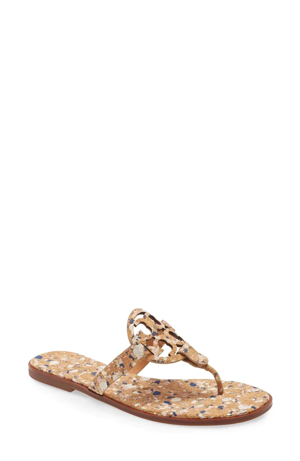 Tory Burch Miller Welt Women's Shoes New Ivory Confetti : 10.5 M