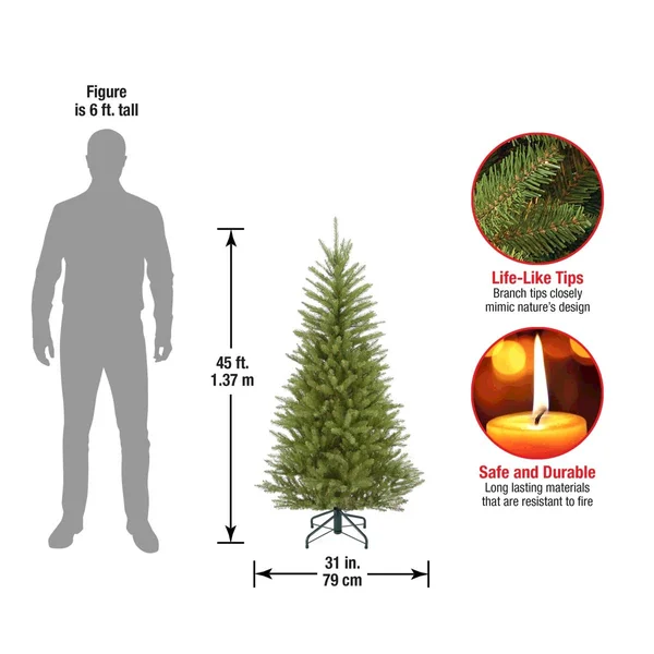 National Tree Dunhill Fir Slim Tree 4.5&