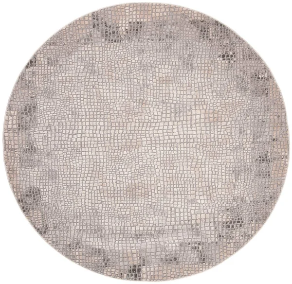 Safavieh Meadow MDW184E 6&7x22 x 6&7x22 Round Taupe - Grey Area Rug