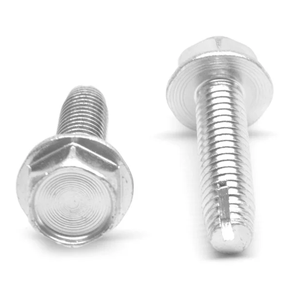 #8-32 x 1/4 Coarse Thread Thread Cutting Screw Hex Washer Head Type 1 Low Carbon Steel Zinc Plated Pk 10000