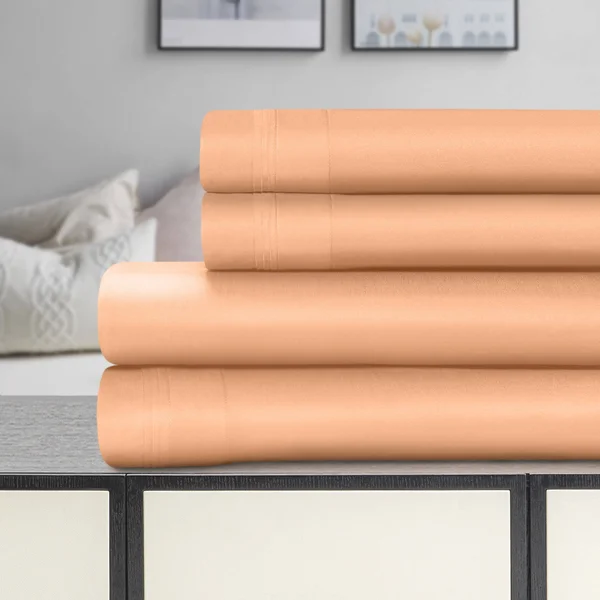 Egyptian Cotton Sheet Set - 1000-Thread Count, Solid Sage, Queen