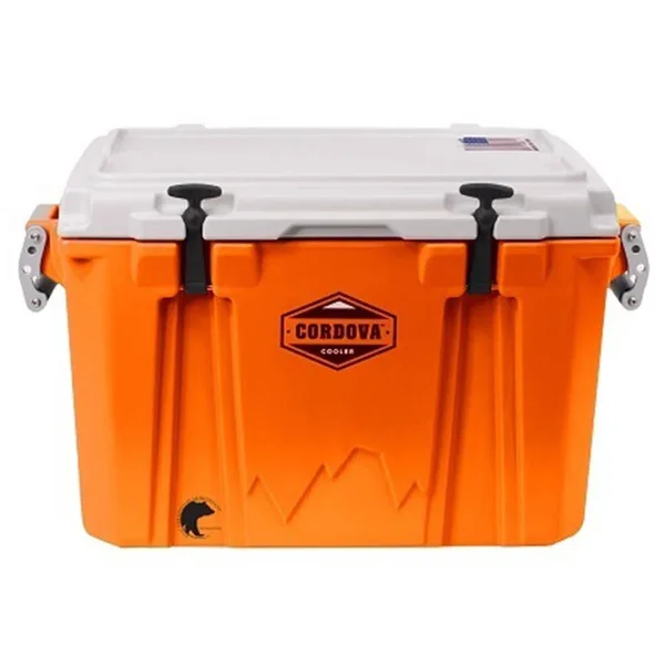 Cordova Adventurer (48QT) Cooler Medium Orange, White