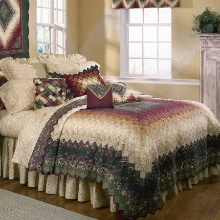 August Grove Cuevas Quilt, Size: Full/Queen, Green