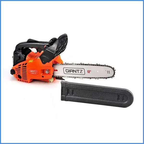 Giantz 25cc Commercial Petrol Chainsaw - Red & Black