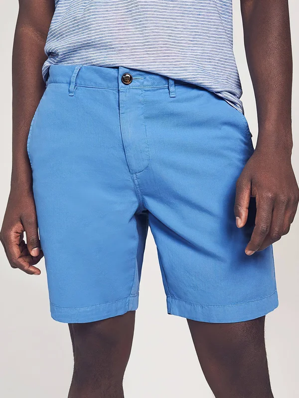 Faherty Men's Cloud Cotton Harbor Short - Faded Cobalt, Size 29