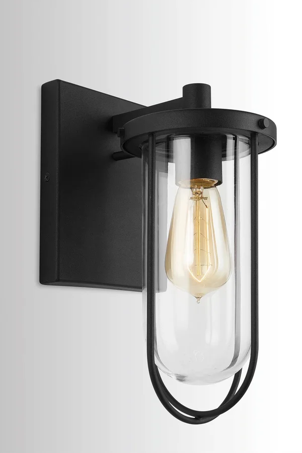 Capital Lighting 934211BK Corbin 1-Light Wall Mount, Black