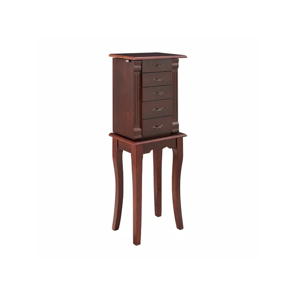 Linon 5-Drawer Jewelry Armoire - Women's, Brown