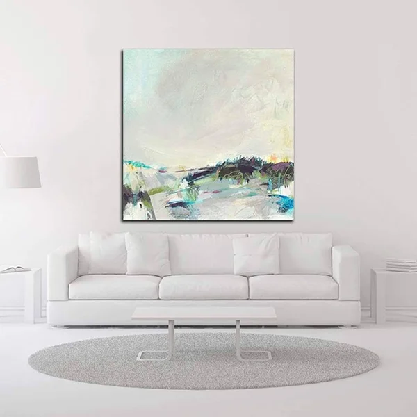 18x22 x 18x22 Stepping Out by Alice Sheridan Print on Canvas
