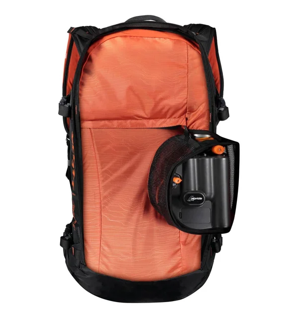 Scott Patrol E1 30 Black - Tangerine AIRBAG Backpack