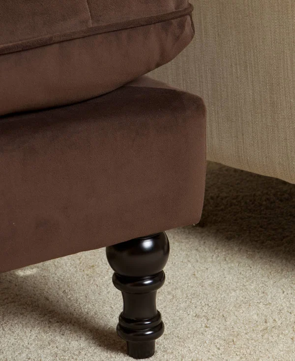 Amaris Tufted Ottoman - Cream
