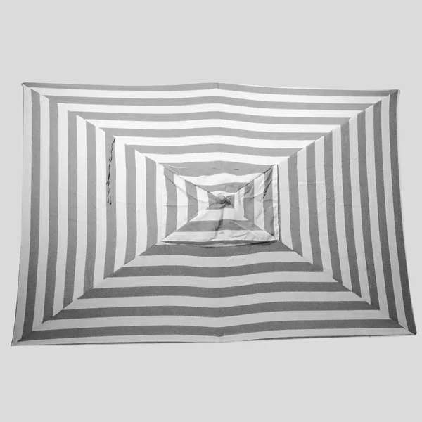 Threshold Rectangular Cabana Stripe Patio Umbrella, Navy