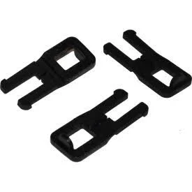 GoVets, Encore Packaging LLC Encore Packaging Light Duty Cord Strapping Plastic Buckles, 1/2x22 Strap Width, Silver, Pack of 10