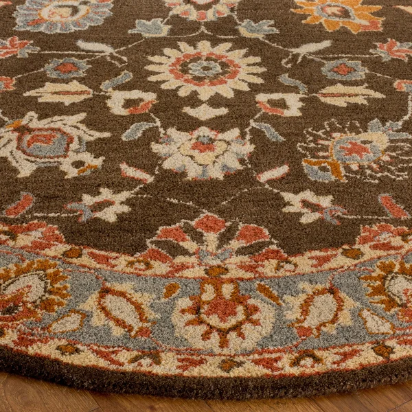 Safavieh Heritage HG412A Area Rug Charcoal/Blue 2&3x22 x 10& Runner
