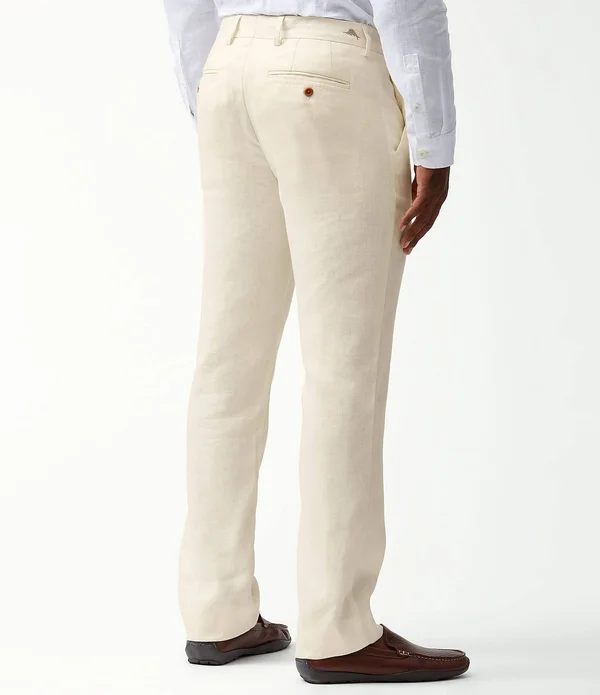 Tommy Bahama Mahalo Bay Flat-Front Pants, Mens, 40 34, Stone Khaki