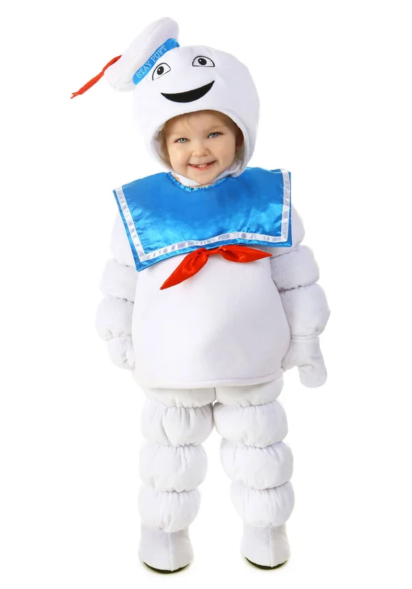 Ghostbusters Deluxe Stay Puft Child Costume - Kids, Boys, Blue/White, S, Princess Paradise
