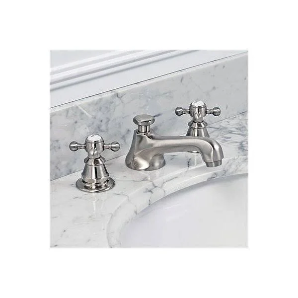 Water Creation American 20th Century Classic Widespread Lavatory Faucet with Pop Up Drain - Lever Handles F2-0009-03-ml Oil Rubb
