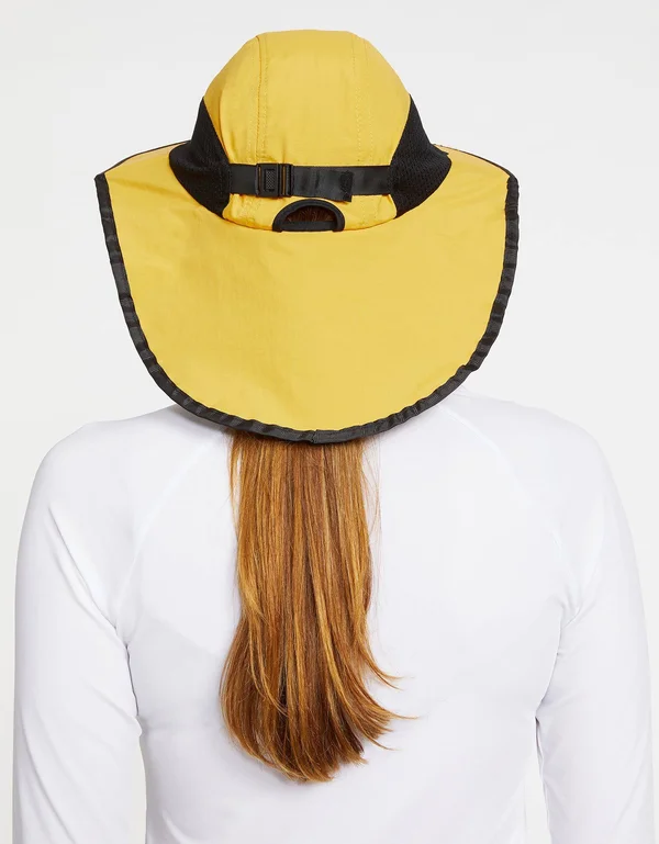 Water Sports Sun Hat UPF50+ for Women Black