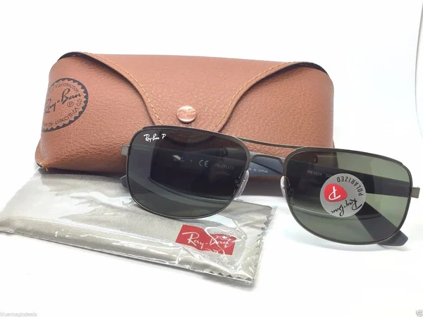 Authentic Ray-ban 3524 - 029/9a Sunglasses Matte Gunmetal, Polarized