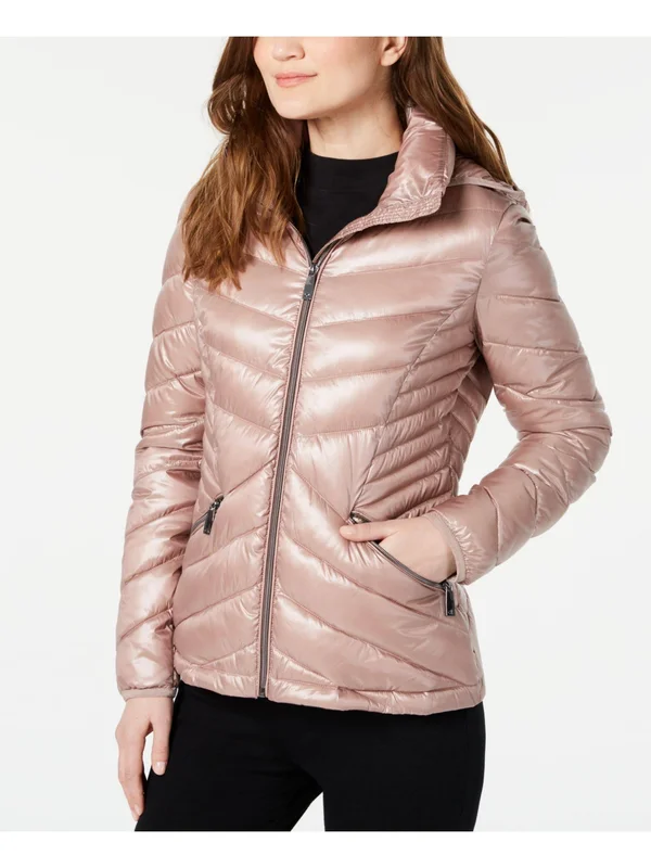 Calvin Klein Women's Chevron Packable Down Coat