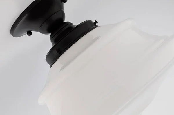 Hudson Valley 3409F-OB Petersburg 1 Light Semi Flush - Old Bronze