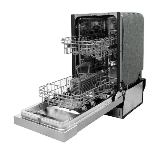Sunpentown Sd-9254ss 18 in. Energy Star Built-in Dishwasher with Heated Drying - Stainless Steel - 32.4 x 17.6 x 22.6 in