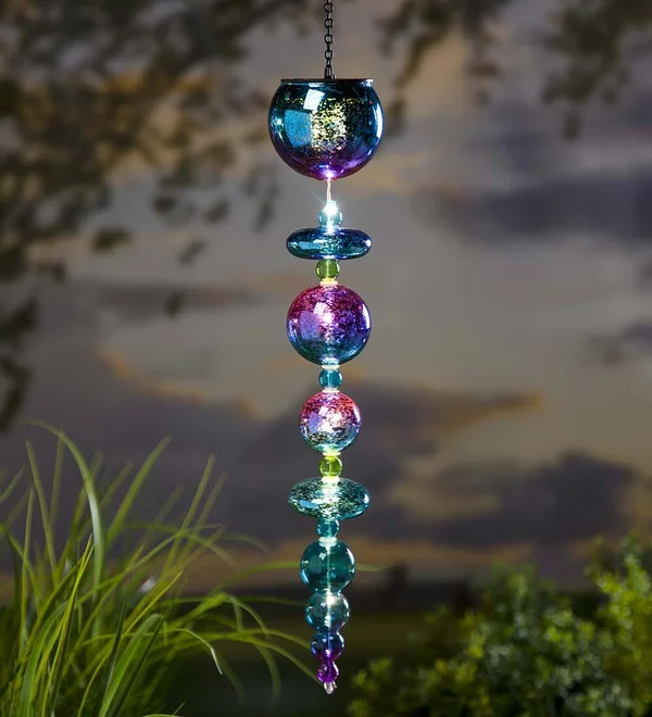 Wind & Weather Hanging Solar Mercury Glass Ornament