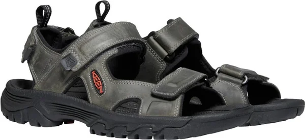 Keen Men's Targhee III Open Toe Sandal - 13 - Grey - Black