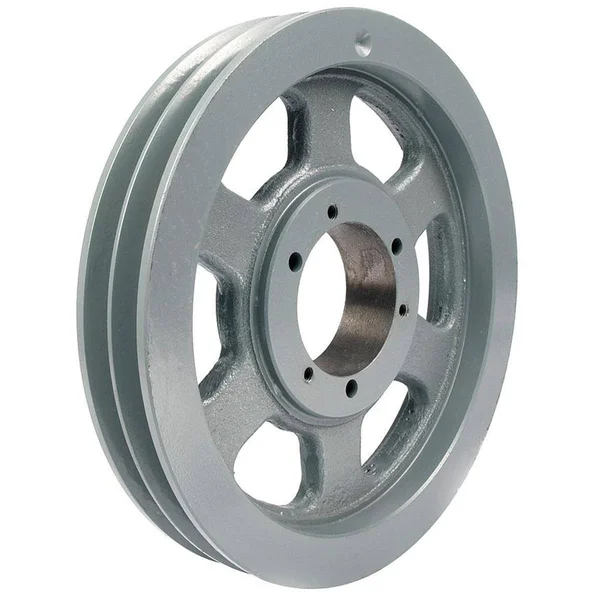 TB Wood&s 5V1252 V-Belt Pulley, Detachable, 2Groove, 12.5x22OD