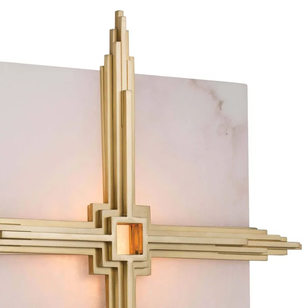 Regina Andrew Gotham Sconce (Natural Brass)