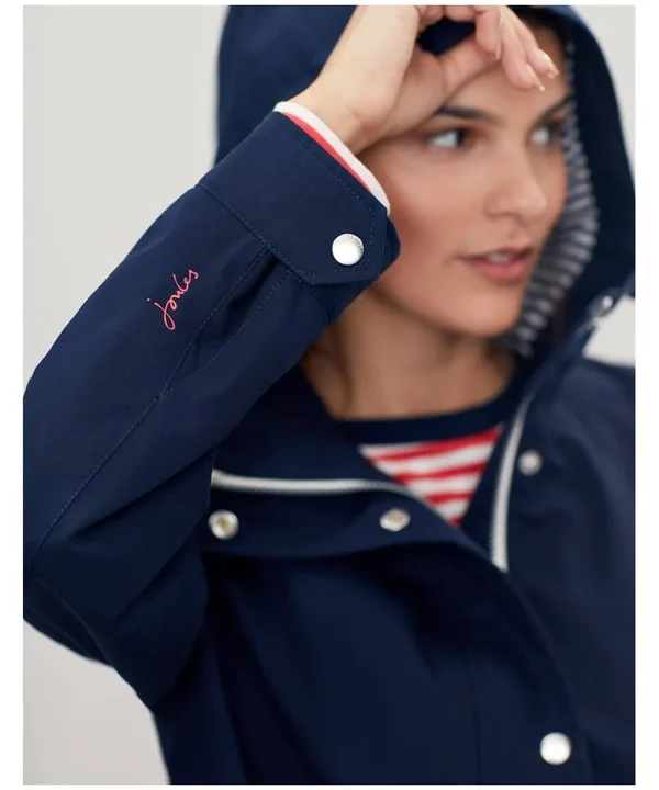 Joules Shoreside Womens Waterproof Jacket - Dark Blue