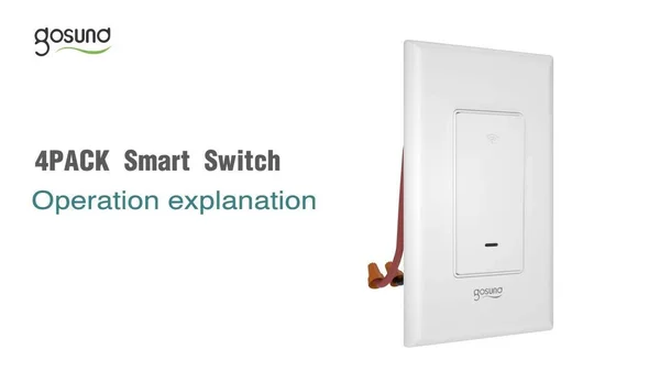 Gosund Smart Light Switch - In-Wall WiFi Switch that Works with Alexa.