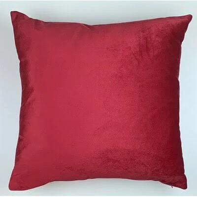 Bergamot Square Pillow Cover Mercer41 Color: Cherry, Size: 25x22 x 25x22