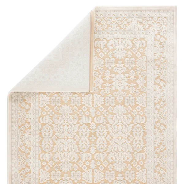 Maison Rouge Armitage Damask Beige/ Blue Area Rug - 5& x 7&6