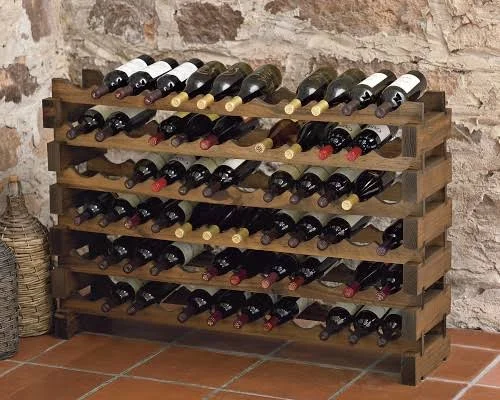 Vinotemp 6 x 12 Bottle Modular Wine Rack (Stained)
