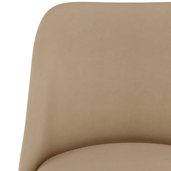 Geller Modern Dining Chair Tan Velvet - Project 62
