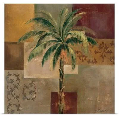 &Charleston Palm I by Silvia Vassileva Painting Print Bay Isle Home Size: 48x22 H x 48x22 W x 1.5x22 D, Format: Canvas