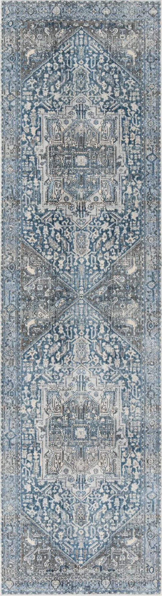 Safavieh Vintage Persian VTP474H 5& x 7&6x22 Charcoal, Blue Rug