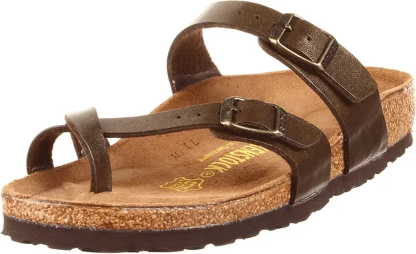 Birkenstock Women's Mayari (40 Narrow Golden Brown Birko Flor)