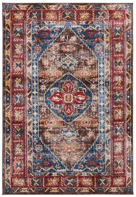 Safavieh Bijar Brown & Royal 6&-7x22 x 9& Rug