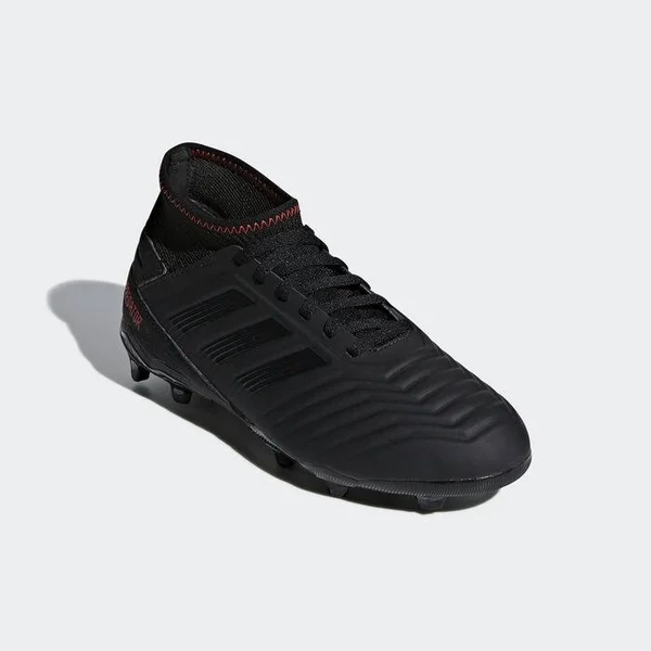 Adidas Youth Predator 19.3 FG Soccer Cleats – Black
