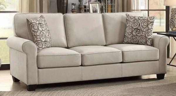 Selkirk Sofa w/ Queen Sleeper (Sand) by Homelegance