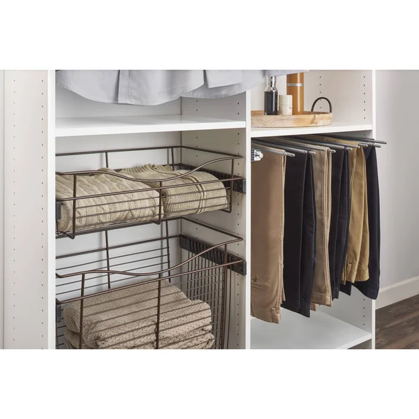 Rev-A-Shelf 24 in. x 11 in. Oil Rubbed Bronze Pull-Out Basket