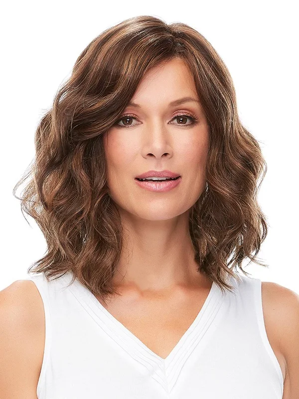 Jon Renau Wigs, Mila Wig by Jon Renau, Petite Cap, WigStudio1.com 4/33, Darkest Brown and Medium Red Blend