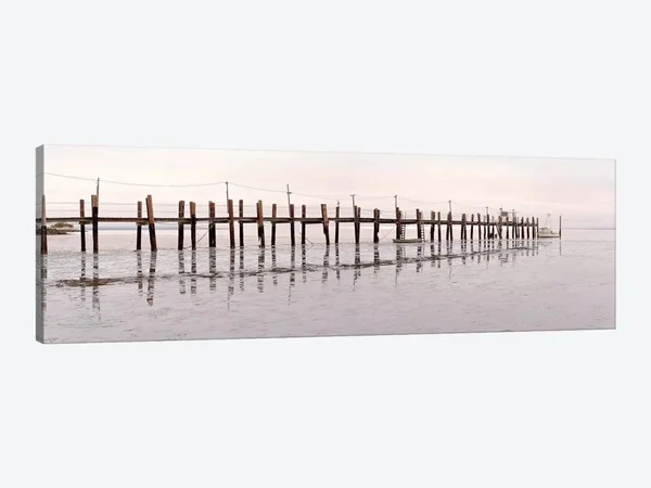 iCanvas - Vintage Pier at Fishing Village by Alan Blaustein Canvas Print - ICS515-1PC3-36x12