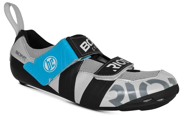 Bont Riot TR+ Triathlon Shoes - Pearl White/Black - 42.5