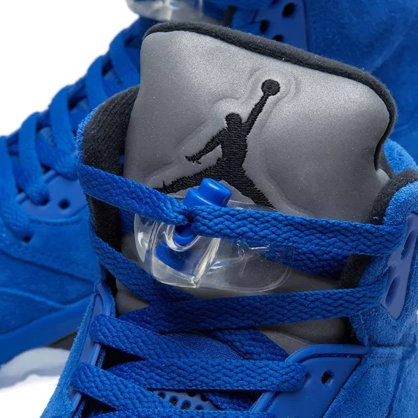 Air Jordan 5 Retro &Blue Suede& - 136027-401 - Size 7