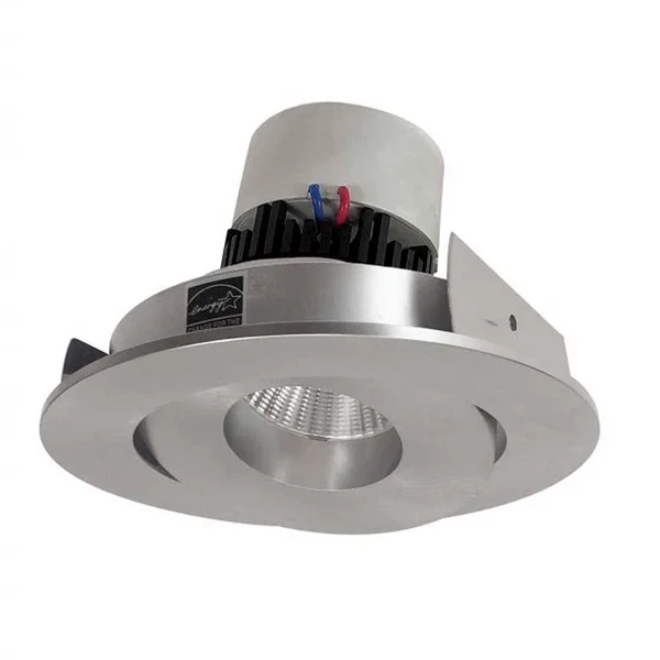 Nora Lighting NPR-4RG40XNN - 4 in - 100W Equal - LED Retrofit Downlight - 1000 Lumens - 12W - 4000K - Natural Metal